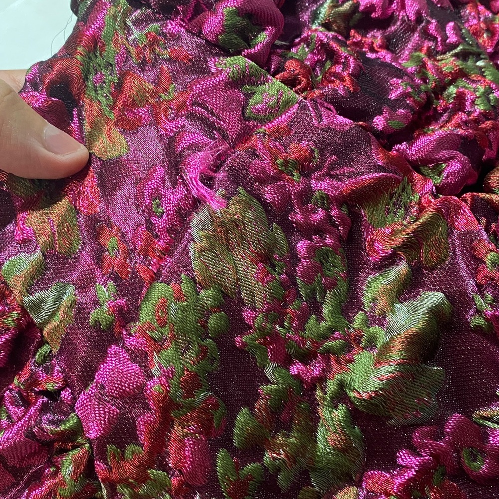 Elliatt Fuchsia Floral Strapless Maxi Dress - Picture 14 of 15